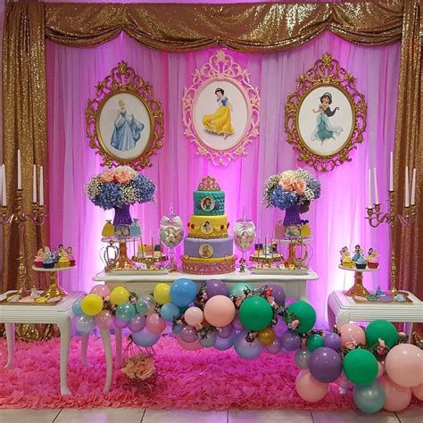 Cumpleaños De Princesas Decoracion De Fiesta Princesa Decoracion