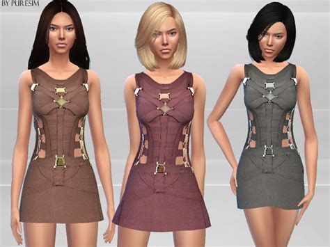 The Sims Resource Chic Bandage Dress