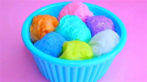 Diy Rainbow Decorative Cotton Balls 거품 물감 스노우 키즈 무지개 솜사탕