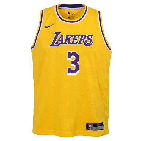 Nike Los Angeles Lakers Anthony Davis 202021 Kids Icon Jersey Rebel