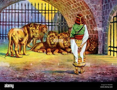 Daniel In The Lions Den After Illustration By J James Tissot Book