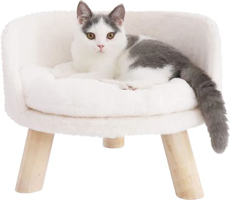 Bingopaw Elevated Cat Beds Cat Stool Bed Nordic Pet House Durable