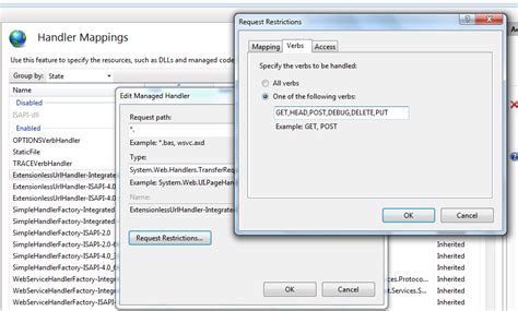 How Do I Enable PUT And DELETE For ASP NET MVC In IIS Gang Of Coders