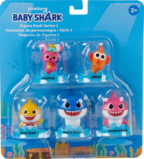 Pinkfong Baby Shark Figure Pack Baby Shark Cool Toys Shark Toy My Xxx