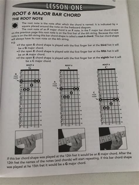 Progressive Guitar Method Bar Chords With CD As New Condition EBay