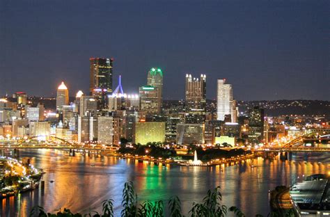 Pittsburgh At Night Wallpaper Wallpapersafari