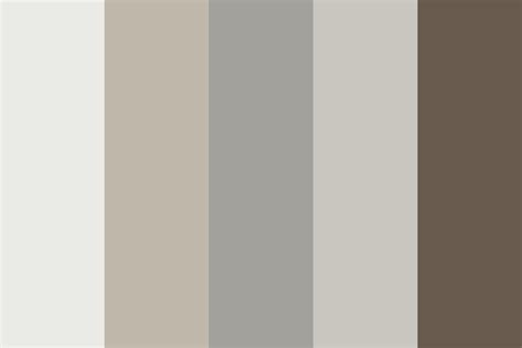 AT Cool Neutral Grey Brown Color Palette