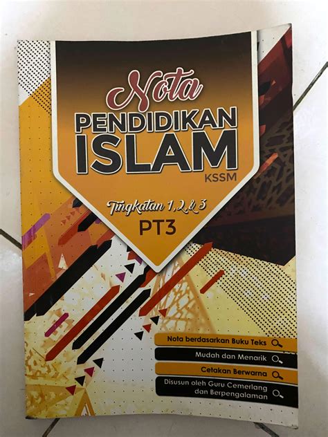 Nota Pendidikan Islam Kssm Tingkatan Books Stationery Books On