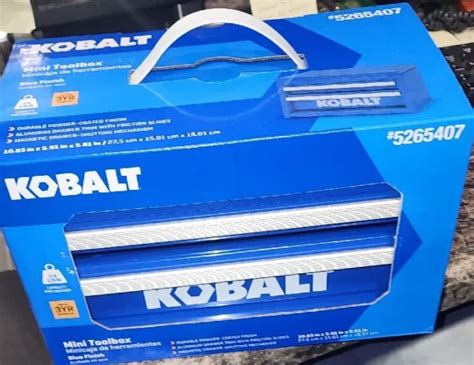 Kobalt Mini Tool Box 25th Anniversary Edition Blue 5265407 3800