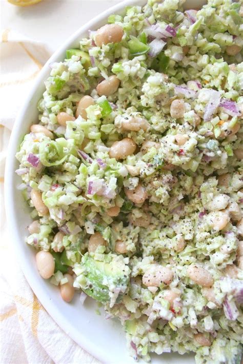 Broccoli Rice White Bean Summer Salad This Savory Vegan