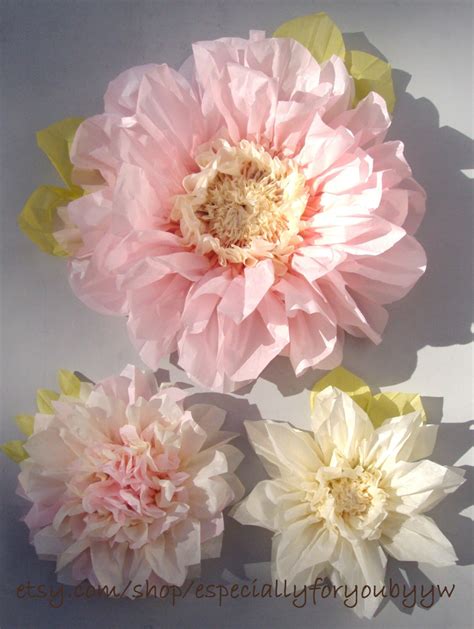 Giant Paper Flowers Diy Baby Shower Decorations Pink