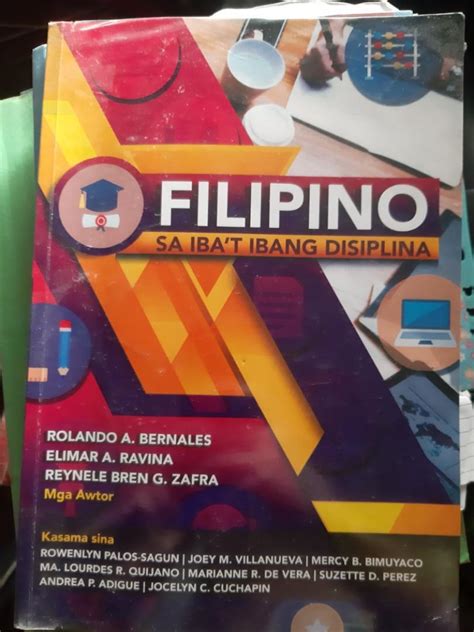 Filipino Sa Ibat Ibang Disiplina By Bernales Ravina Zafra Hobbies