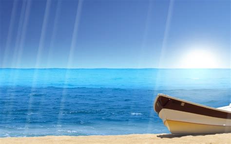 48 Animated Beach Scene Desktop Wallpaper On