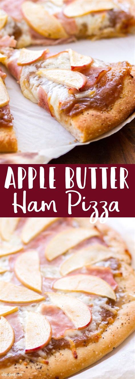 1 can pillsbury® refrigerated thin pizza crust. This Apple Butter Ham Pizza is made with Pillsbury's Best Pizza Dough, and is the perfect blend ...
