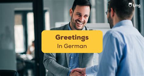 65 Simple Ways To Say Greetings In German Ling App
