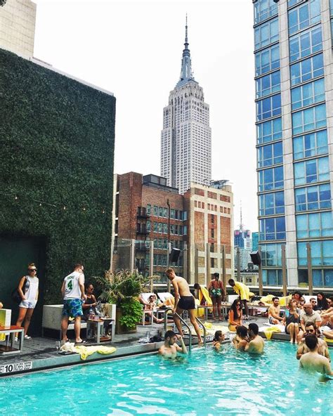 16 Of The Coolest Hotel Pools In Nyc Hotel Pool Best Hotels Pool