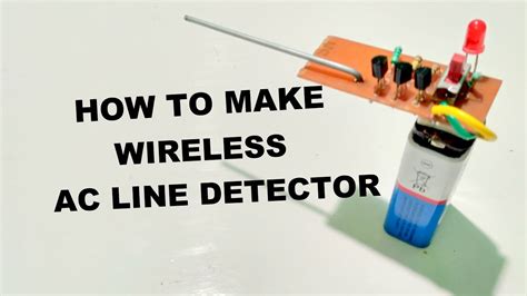 It must be made sure that connections are made in an appropriate manner as given in circuit connection. How to make an AC Line detector - YouTube
