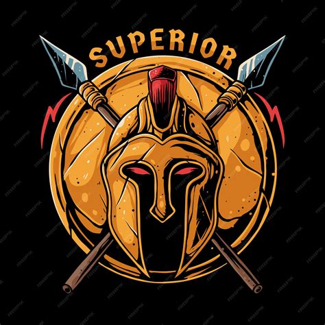 Spartan Spear And Shield Logo