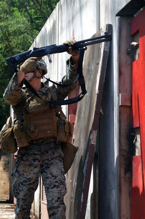 Dvids Images Combat Engineers Marines Breach Doors With Shotguns