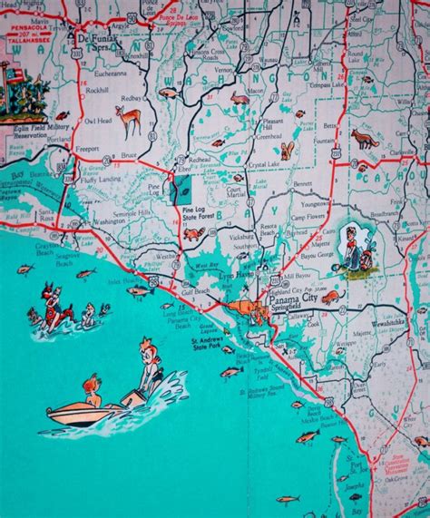 Florida Panhandle Beaches Map Map Of Florida Panhandle Beaches