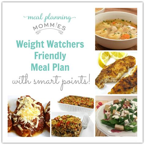 Weight Watcher Friendly Meal Plan With Smart Points 4 With Freestyle