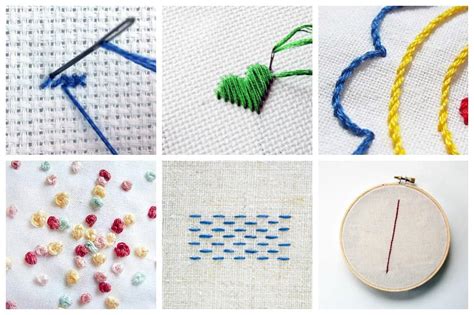 7 Basic Embroidery Stitches Perfect For Your Next Project Ideal Me