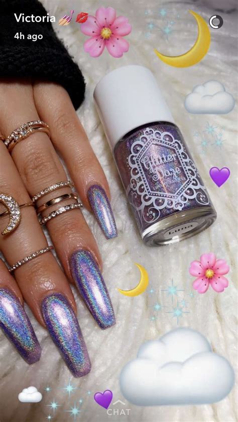 like what you see follow onlyonejas for more pins holographic nails nails long nails