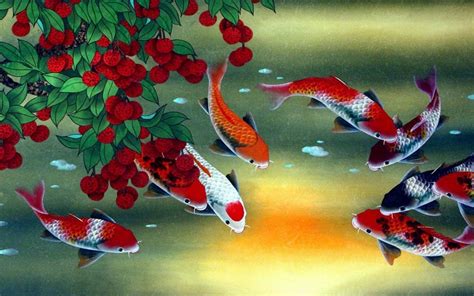 Koi Painting Feng Shui Koi Fish Feng Shui Painting For Sale Free