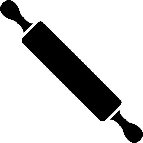 Rolling Pin Coloring Page Rolling Pin Icon Png Transparent Png Kindpng
