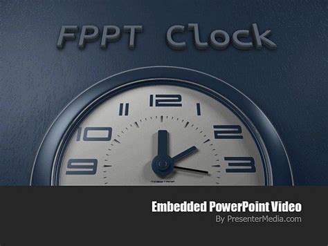 Animated Time Powerpoint Templates