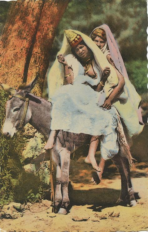 Lot Antique Vintage Postcard Nude Female Morocco