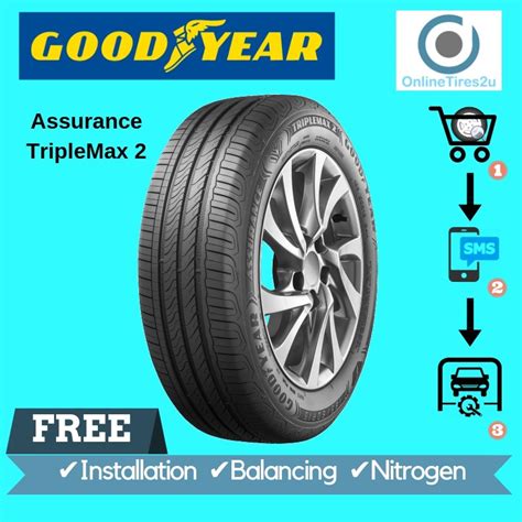 Read reviews by other customers using this tyre thread! 195/55R15 - Goodyear Assurance TripleMax 2 (With ...