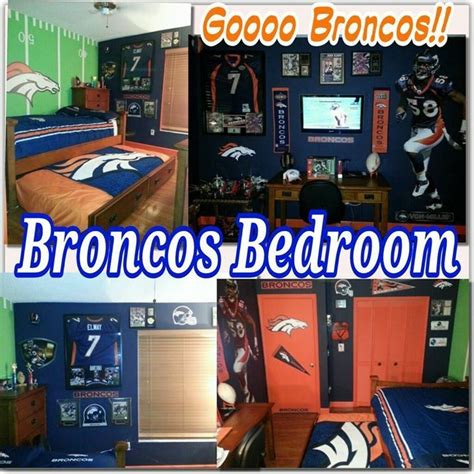 Pin By Stacy Hall On Denver Broncos Denver Broncos Room Bedroom