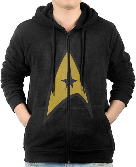 Erfunnmens Star Trek Pocket Zipper Sweatshirts Amazonca Clothing