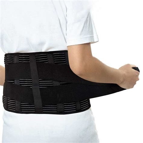 Copper Slim Back Brace With Extra Support Bars Unisex Fit And Copper