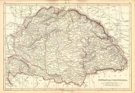 1853 Hungary And Transylvania Lowrey Transylvania Old Maps Hungary