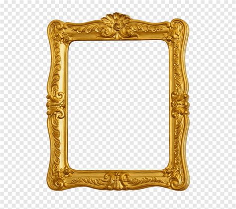Frames Gold Graphy Gold Frame Rectangle Png Pngegg