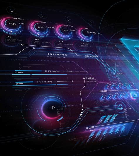 Sci Fi User Interface Dashboard On Behance