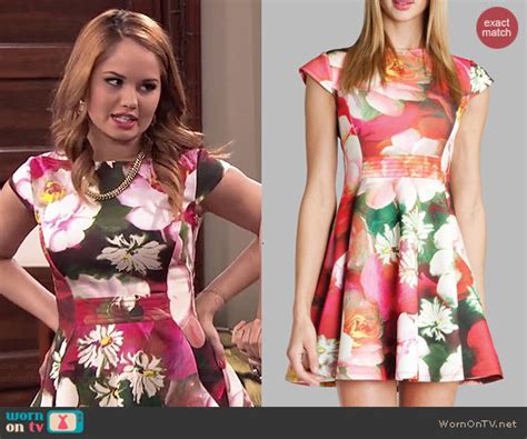 Wornontv Jessies Floral Dress On Jessie Debby Ryan Clothes And