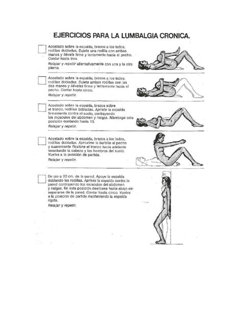 Ejercicios Lumbalgia Pdf