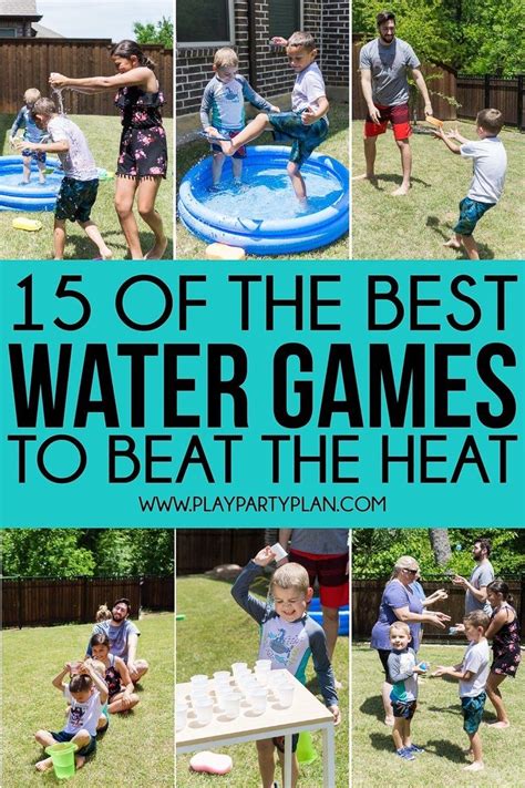 15 Best Water Games Backyard Water Games Kids Party Games Birthday