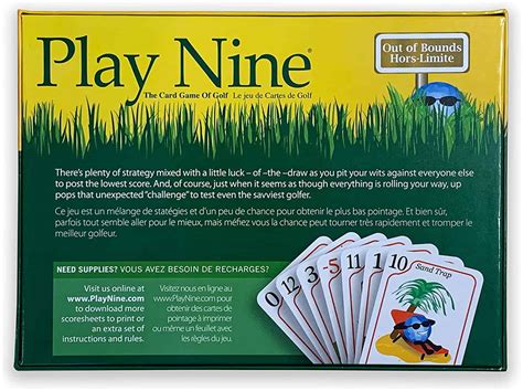 Play Nine Card Game Review Playing Golf Without A Ball Duocards