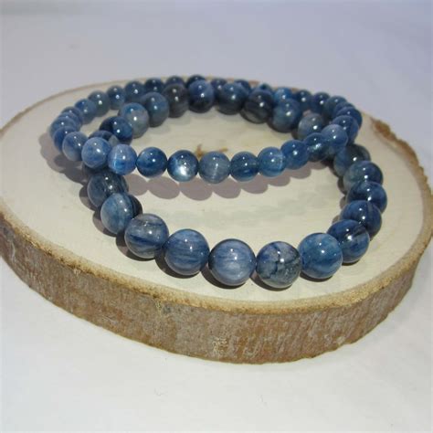 Bracelet Cyanite Bleue Kyanite Ou Disthène Energies Des Pierres