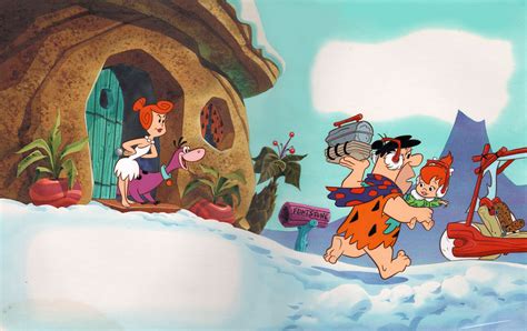 Comic Mint Animation Art A Flintstones Christmas Carol Book Hanna Barbera 1994