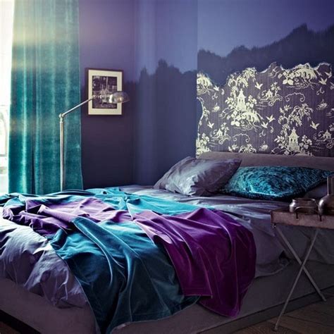 Seaside Interiors Purple Gray And Turquoise Bedroom Makeover