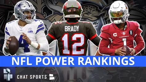 Nfl Power Rankings All 32 Teams Ranked Entering Week 8 Of The 2021 Nfl