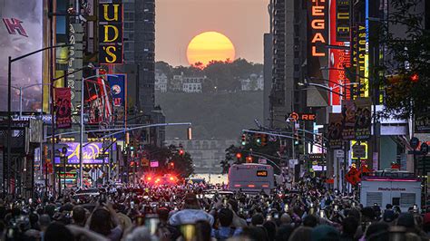 Fotos Nueva York Vivió El Manhattanhenge Magnífico Evento En El Que