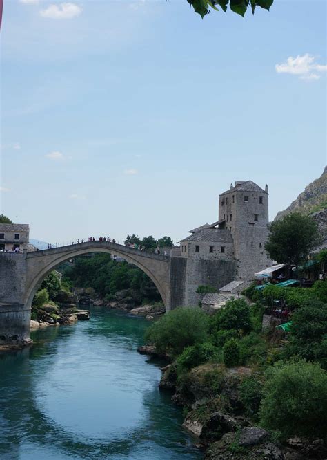 Le Vieux Pont De Mostar Ponts Pont De Mostar Mostar Fédération