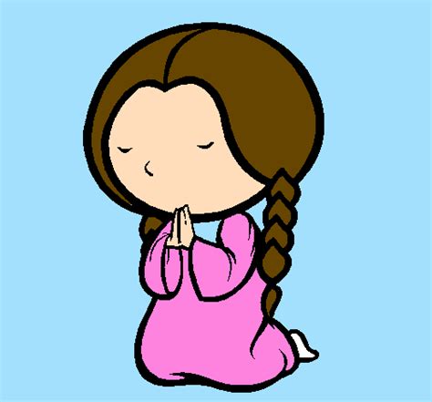 Little Girl Praying Drawing At Getdrawings Free Download