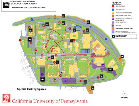 California University Of Pennsylvania Map Cities And Towns Map